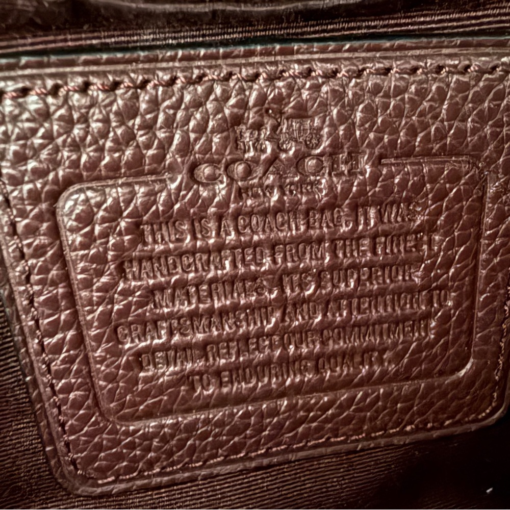Coach Backpack Dark Red OXBLOOD Leather NWT - Picture 5 of 7